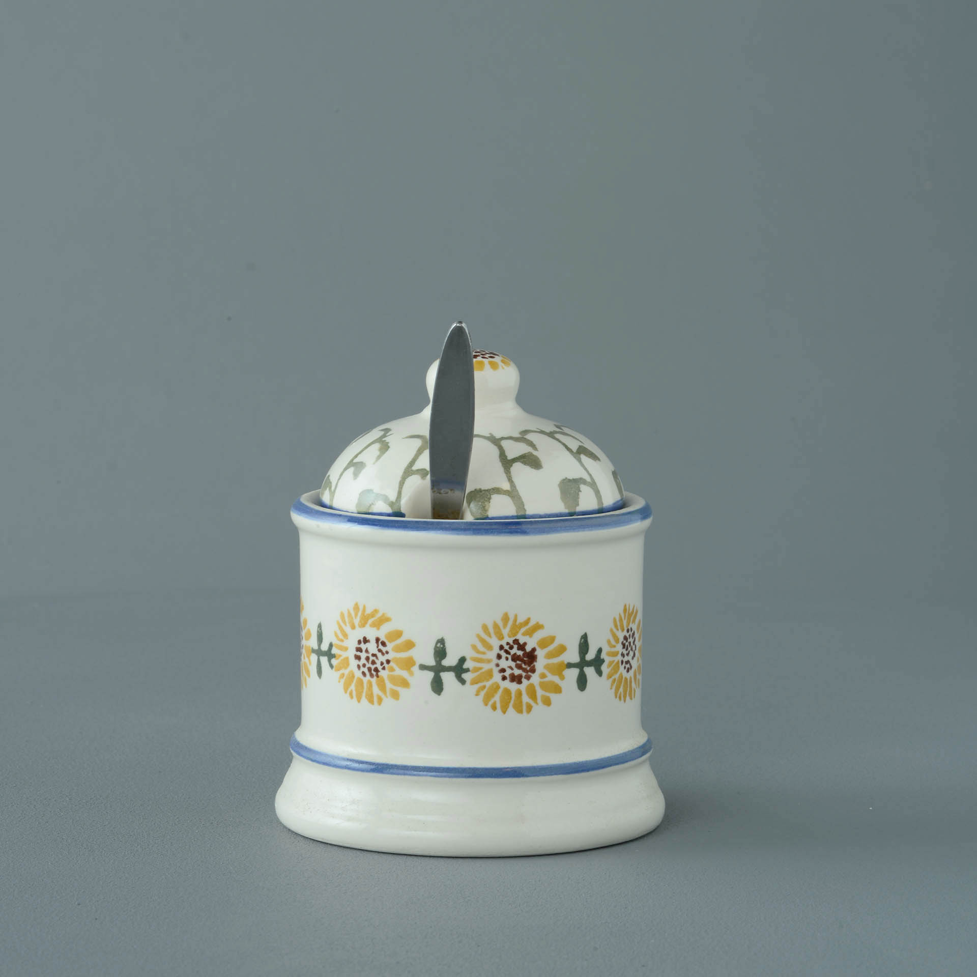 Sunflower Jam Pot