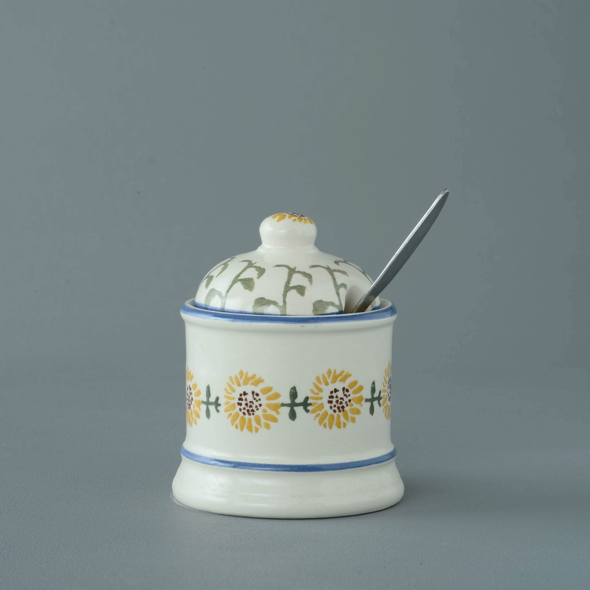 Sunflower Jam Pot