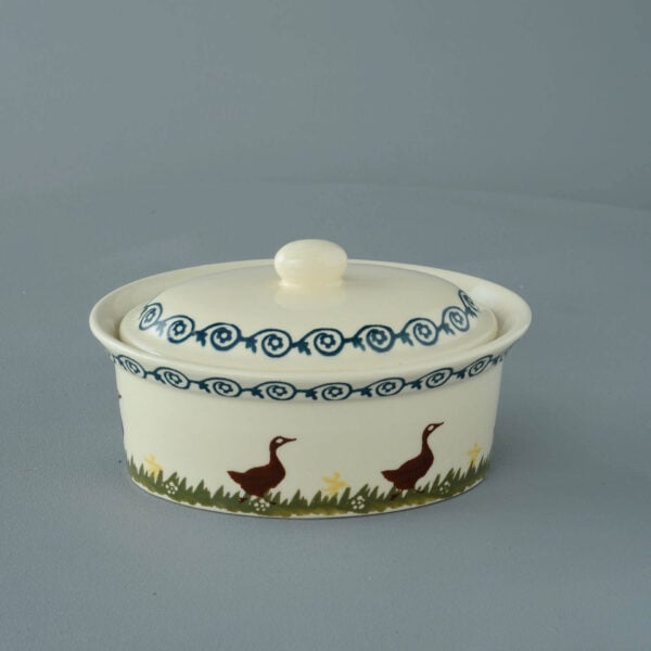 Duck Butter dish oval