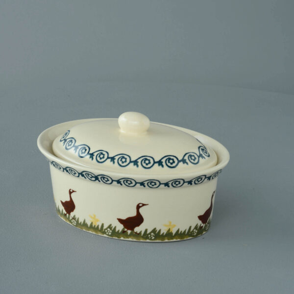 Duck Butter dish oval