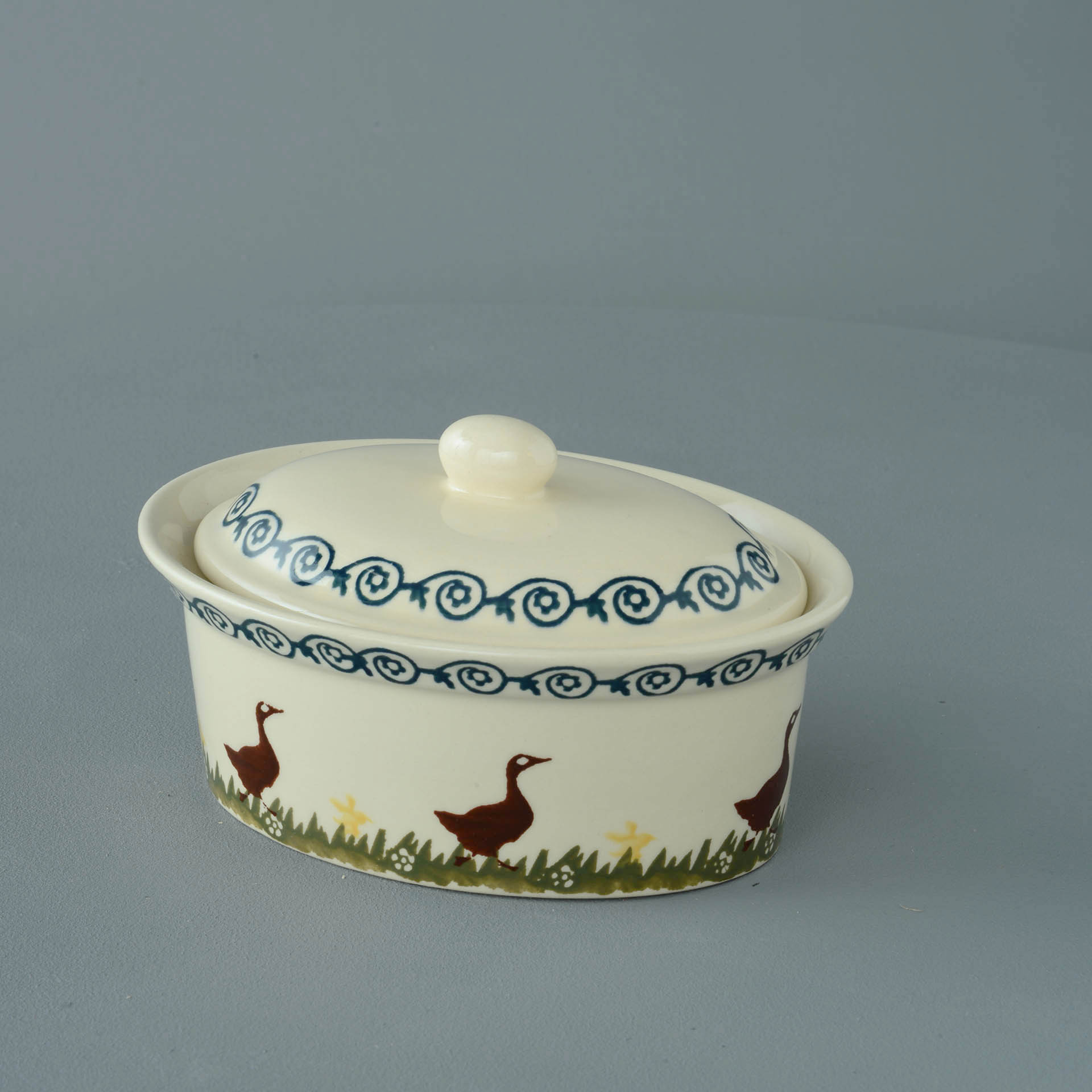 Duck Butter dish oval