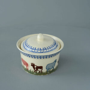 Farm Animal Butter dish oval