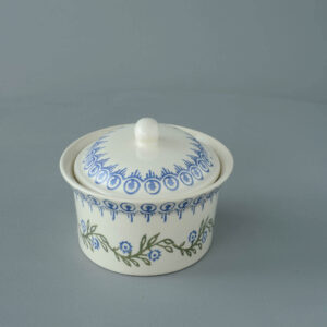Floral Garland Butter dish oval