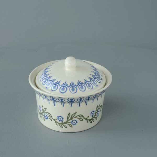 Floral Garland Butter dish oval