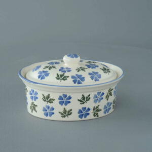 Geranium Butter dish oval
