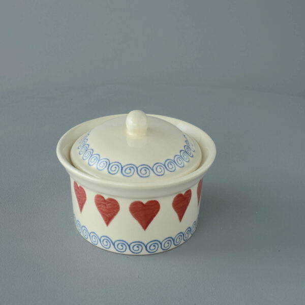 Heart Butter dish oval