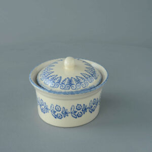 Lacey Blue Butter dish oval