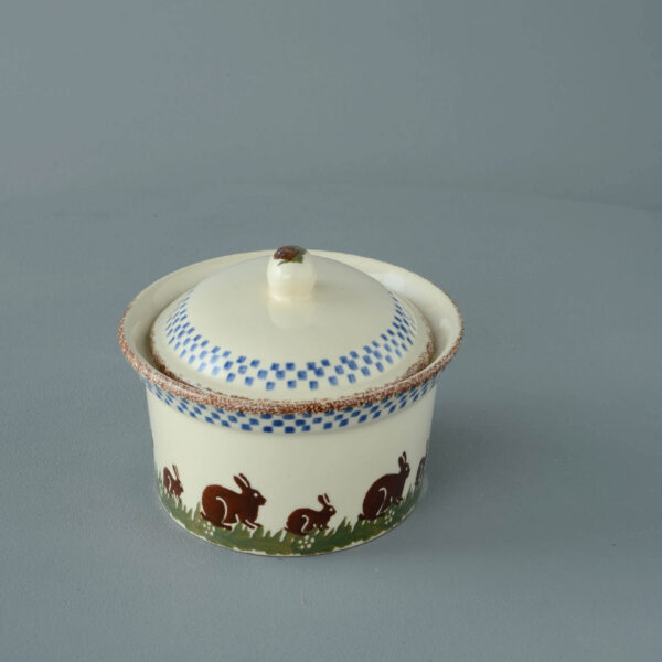 Rabbit Butter dish oval