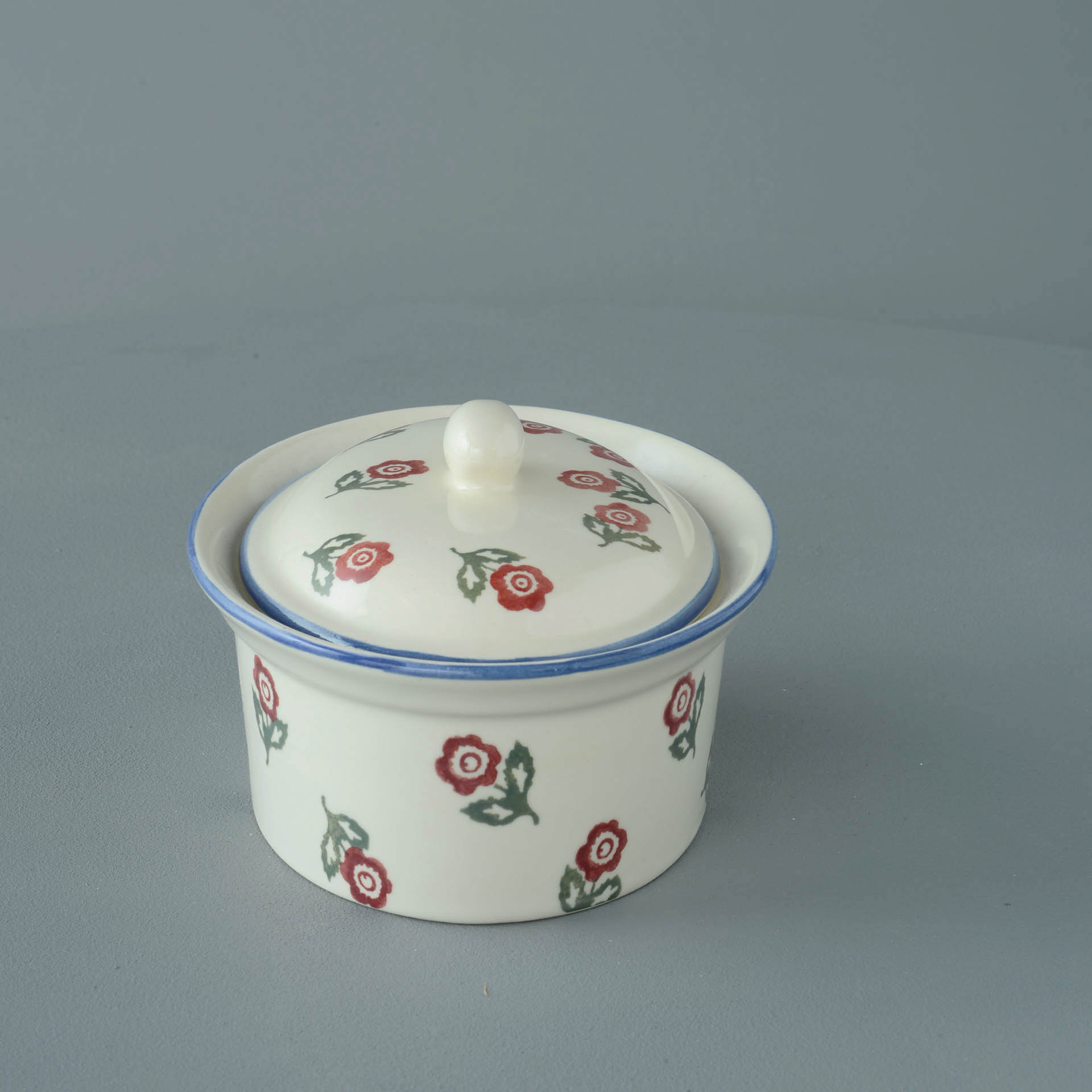 Scattered Rose Butter dish oval