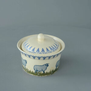 Sheep Butter dish oval