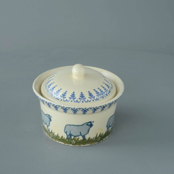 Sheep Butter dish oval