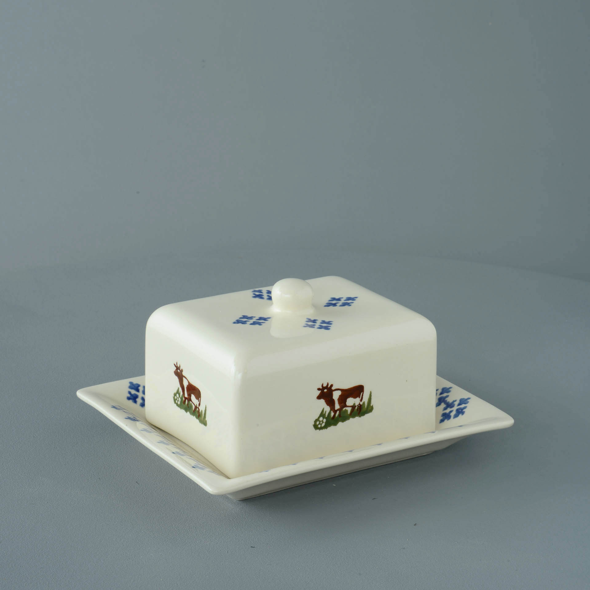 Cow Cheese Dish Rectangular