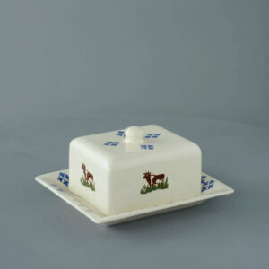 Cow Cheese Dish Rectangular