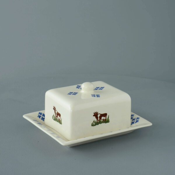 Cow Cheese Dish Rectangular
