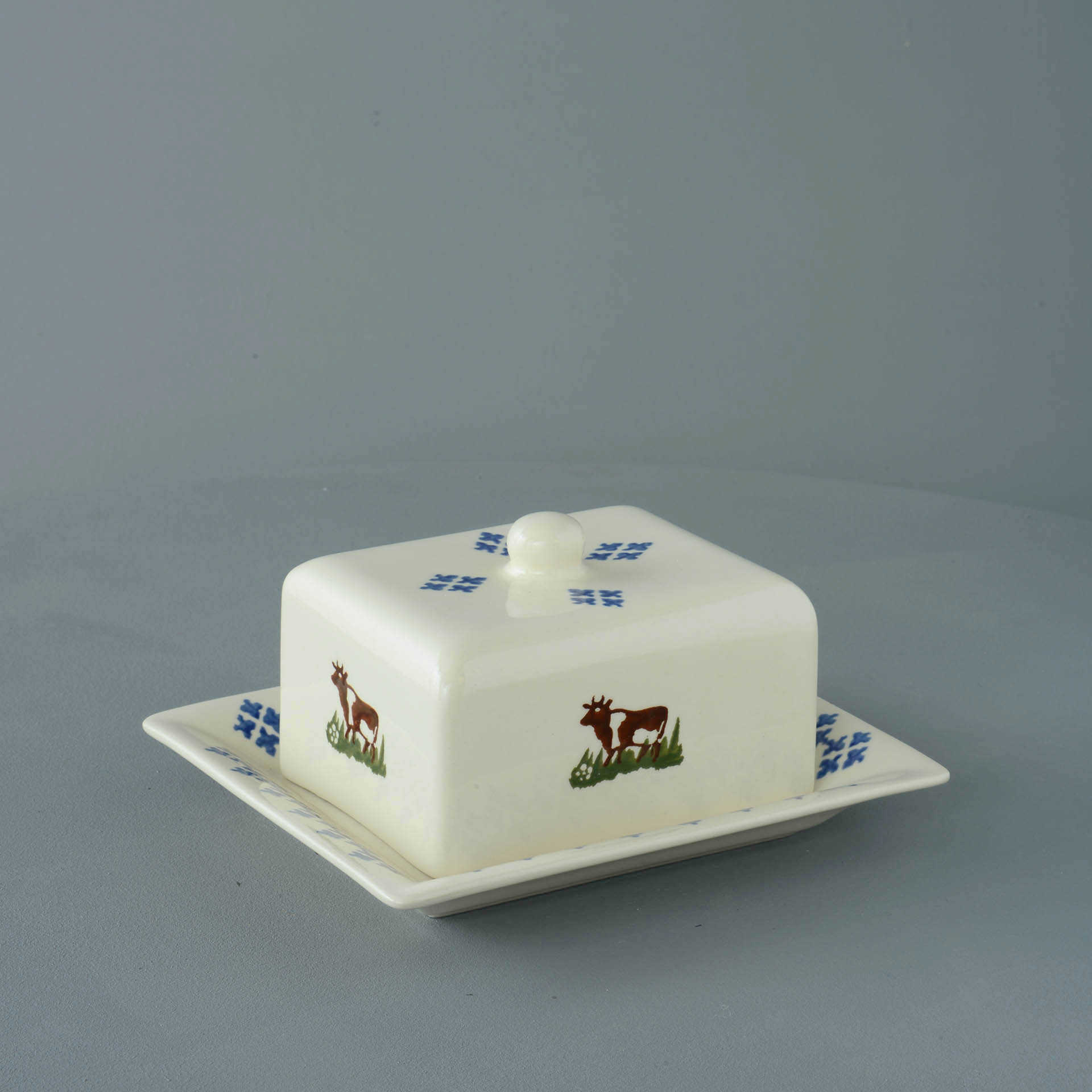 Cow Cheese Dish Rectangular