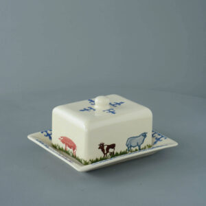 Farm Animal Cheese Dish Rectangular