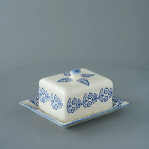 Lacey Blue Cheese Dish Rectangular