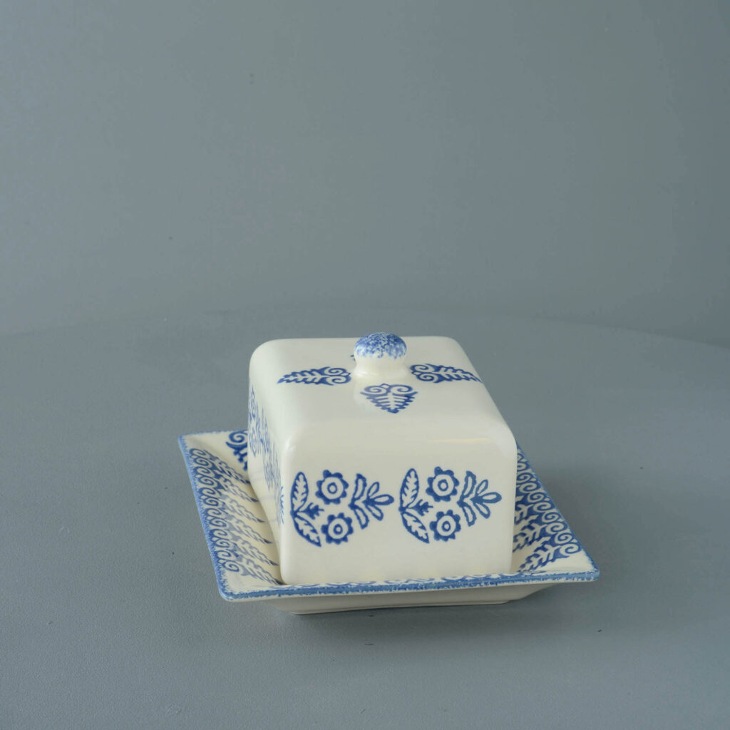 Lacey Blue Cheese Dish Rectangular