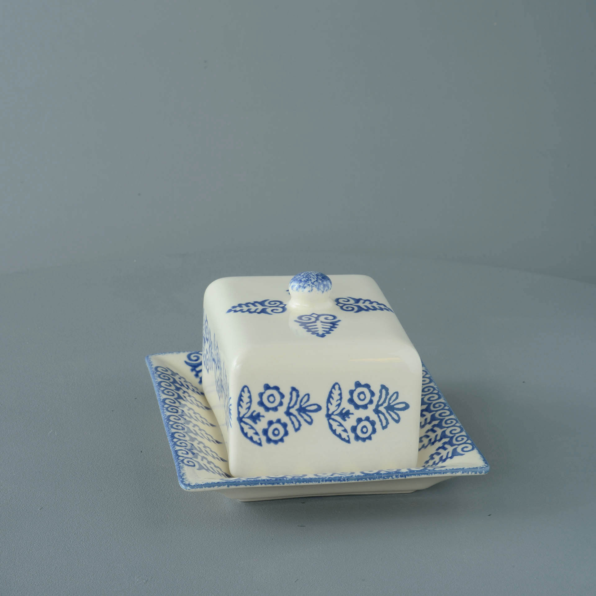 Lacey Blue Cheese Dish Rectangular