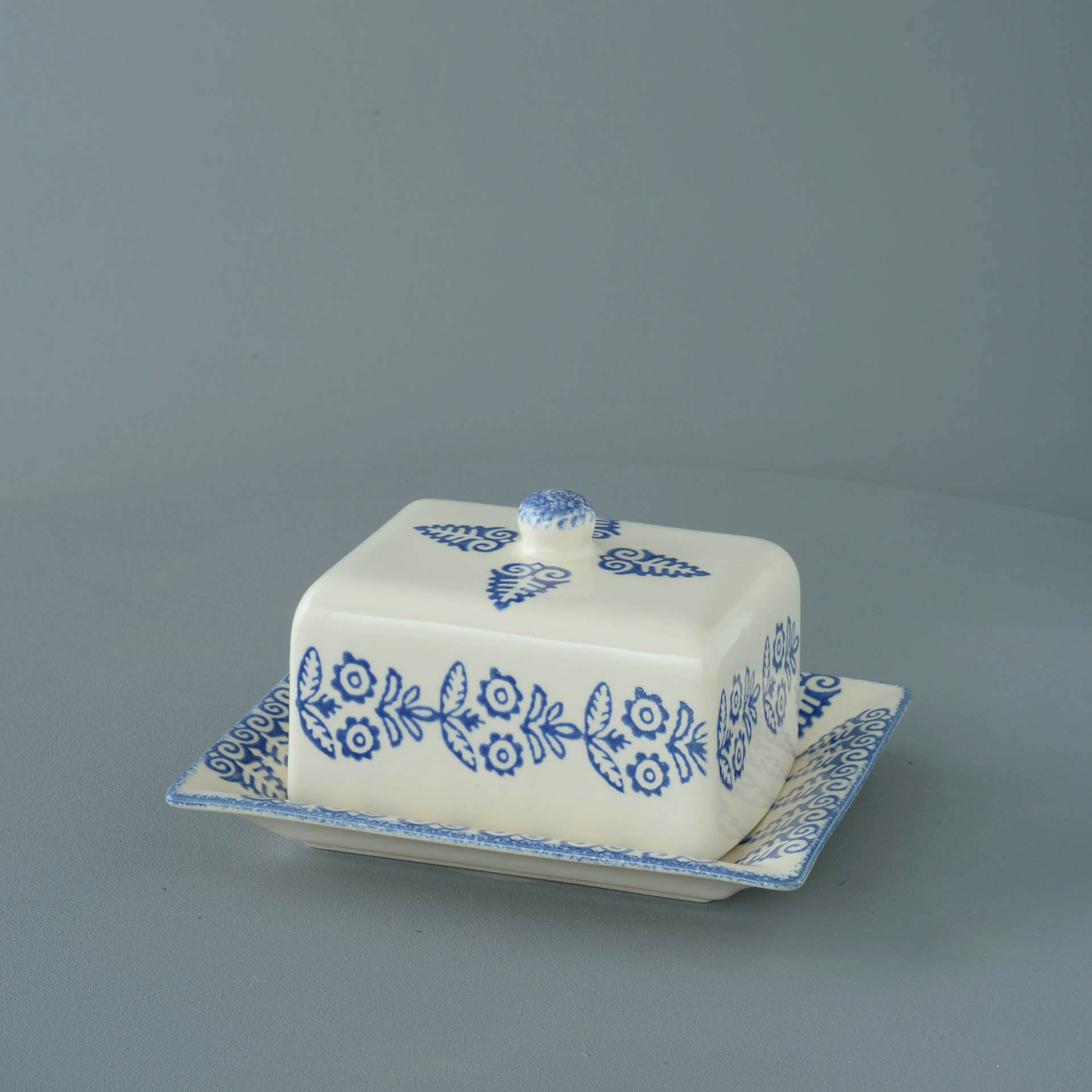 Lacey Blue Cheese Dish Rectangular