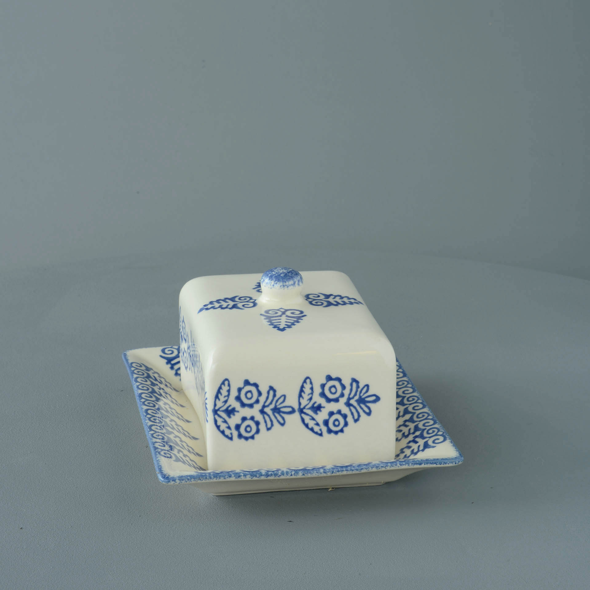 Lacey Blue Cheese Dish Rectangular