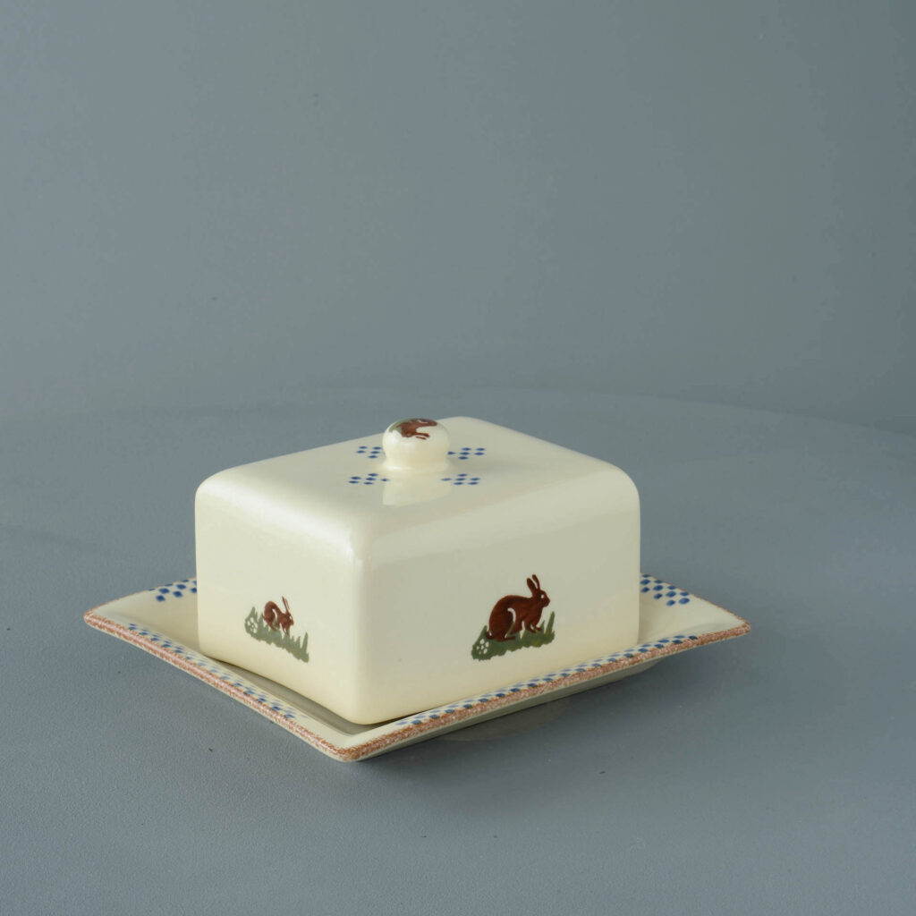 Rabbit Cheese Dish Rectangular