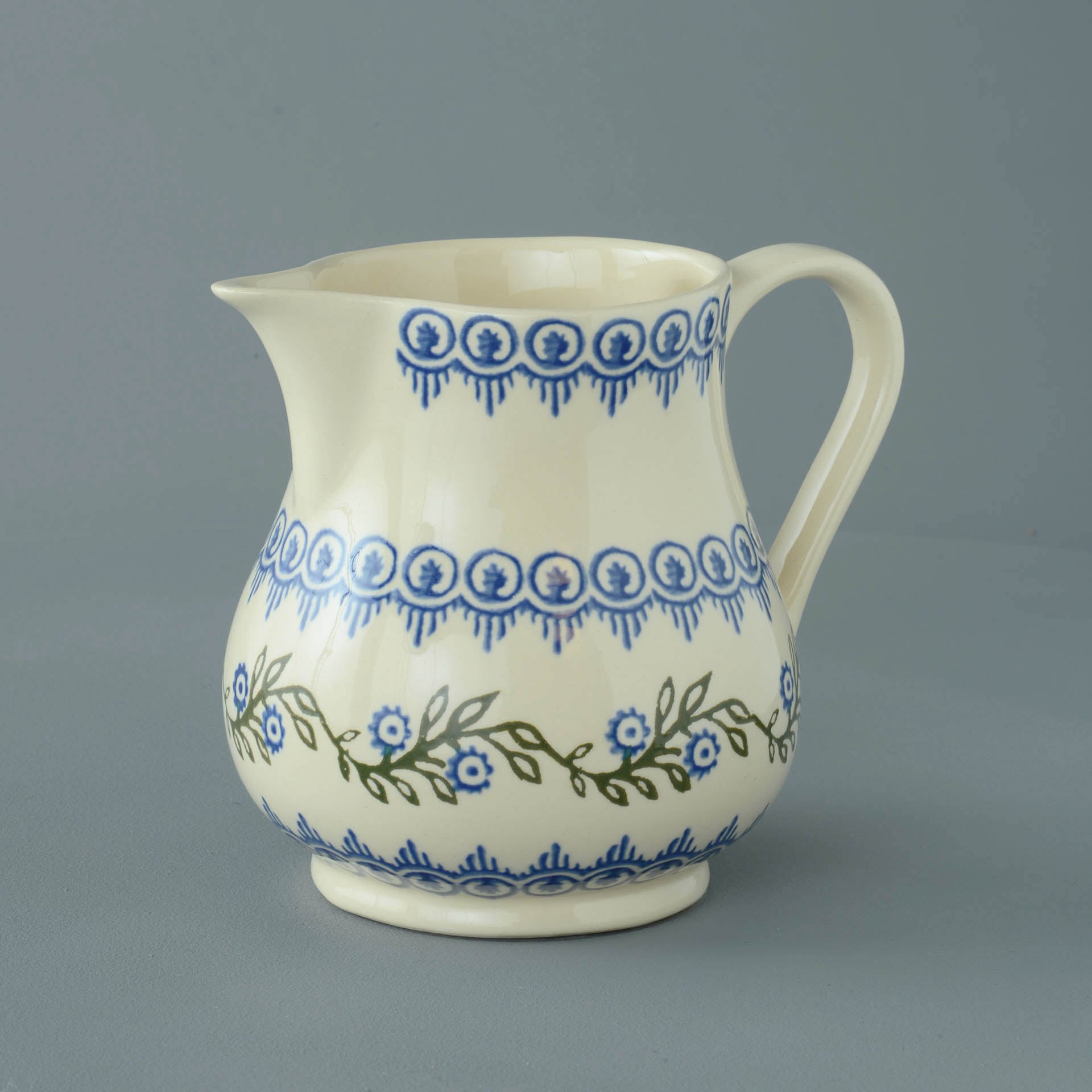 Floral Garland Jug - Milk