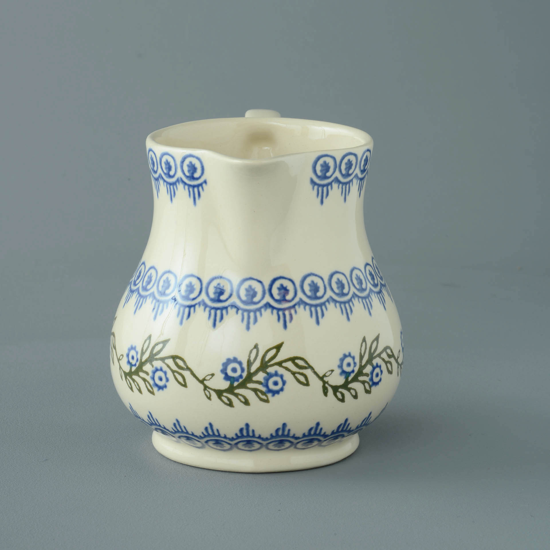 Floral Garland Jug - Milk