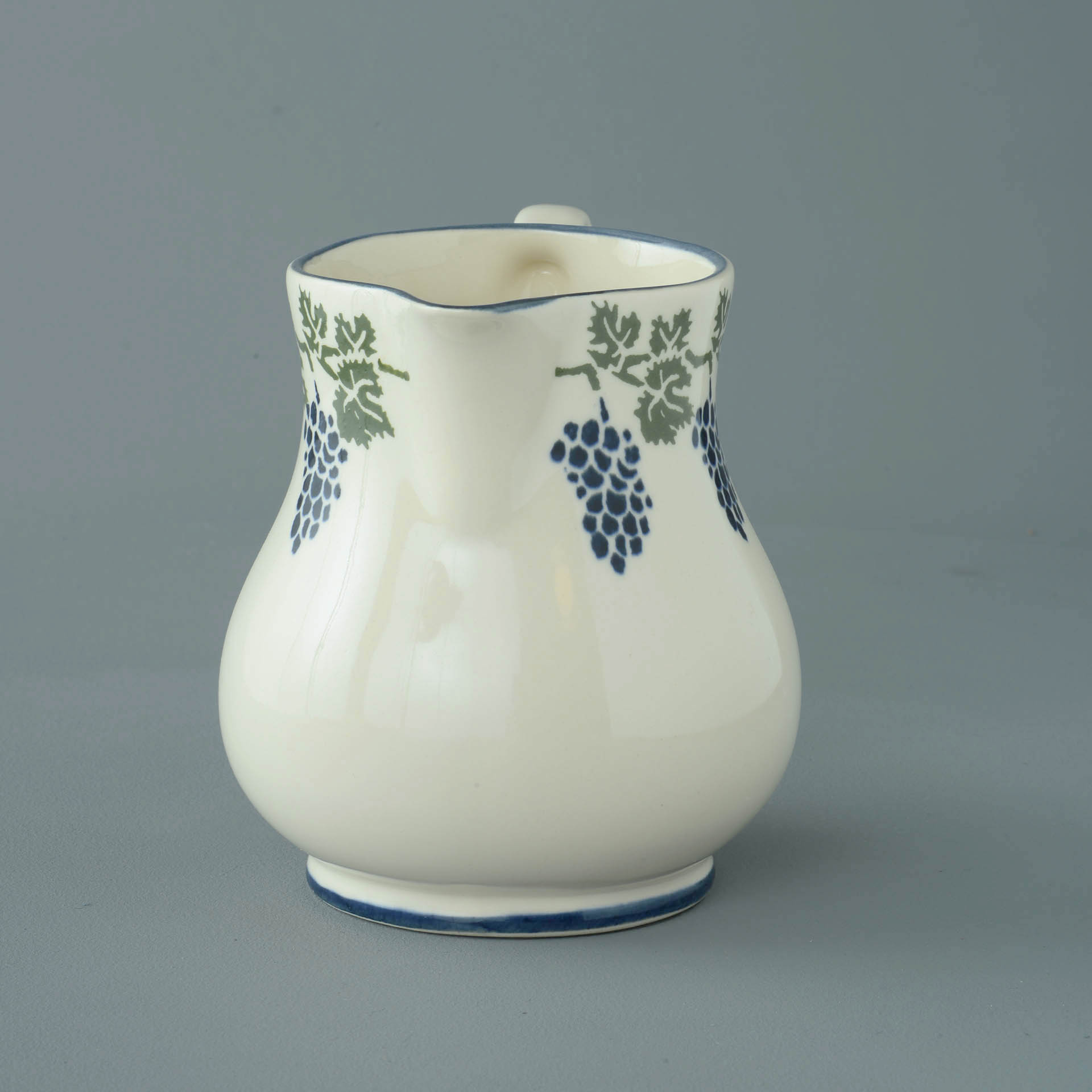 Grapes And Vine Jug - Milk