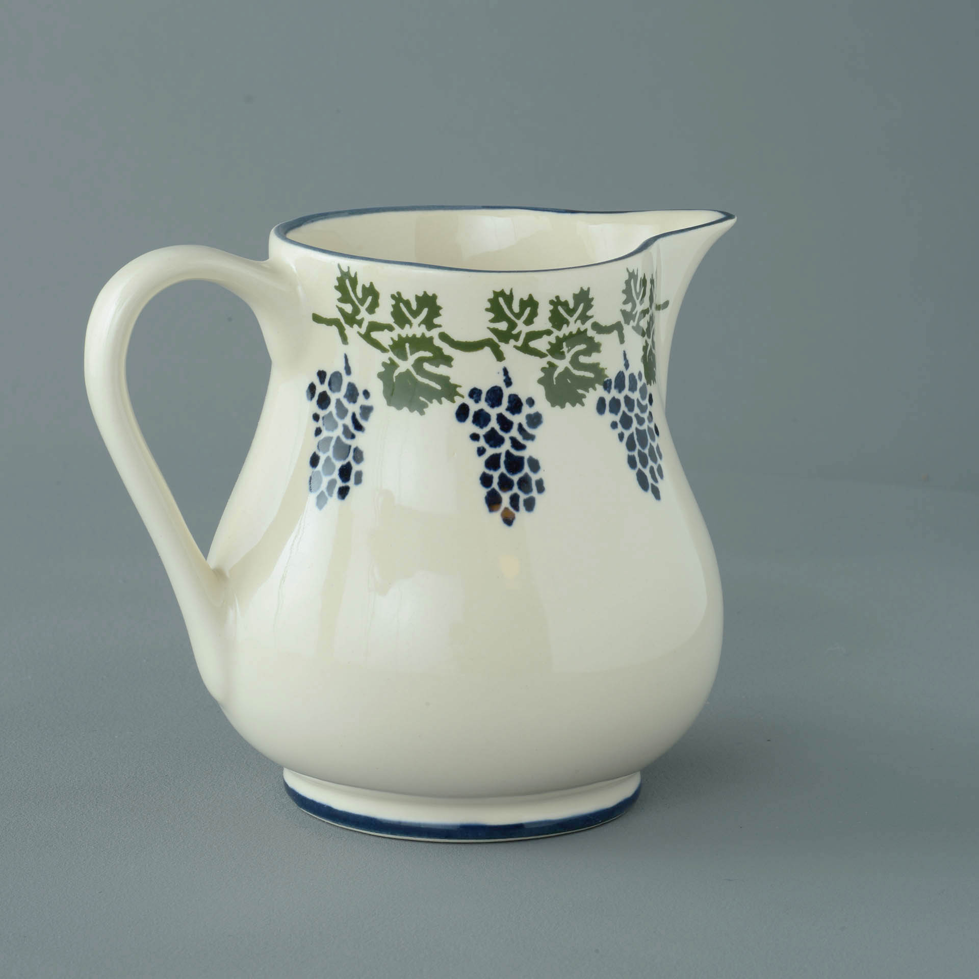 Grapes And Vine Jug - Milk
