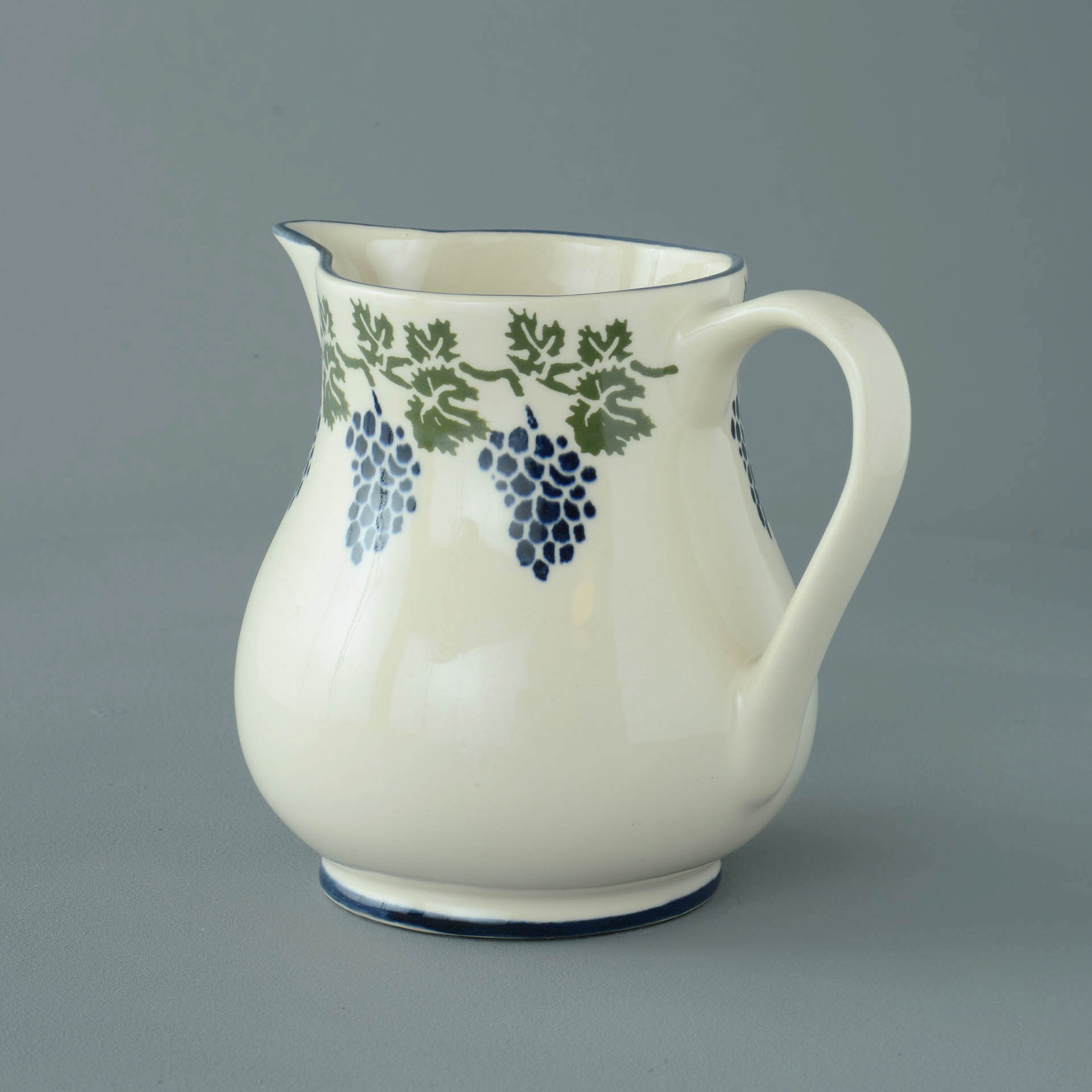 Grapes And Vine Jug - Milk