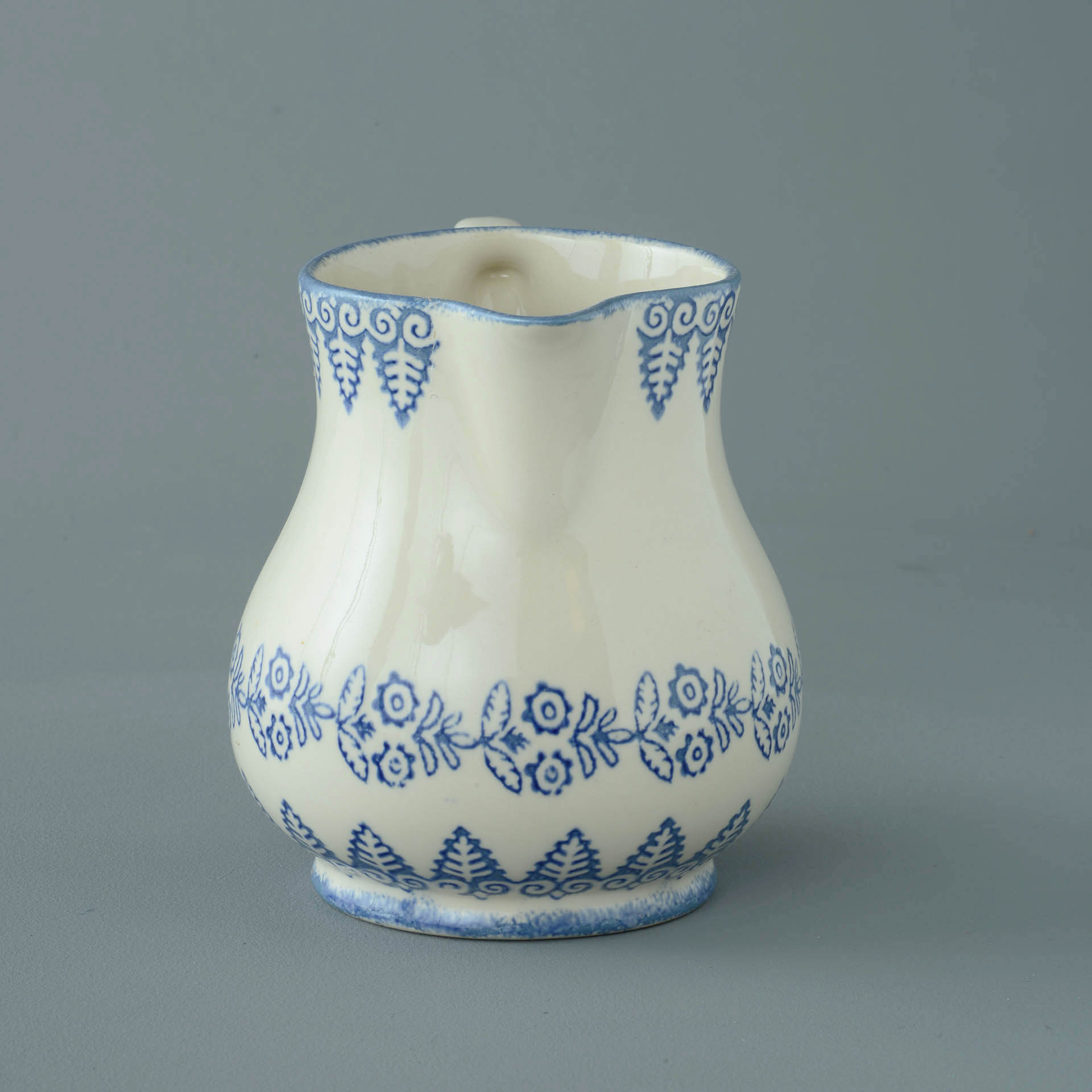 Lacey Blue Jug - Milk