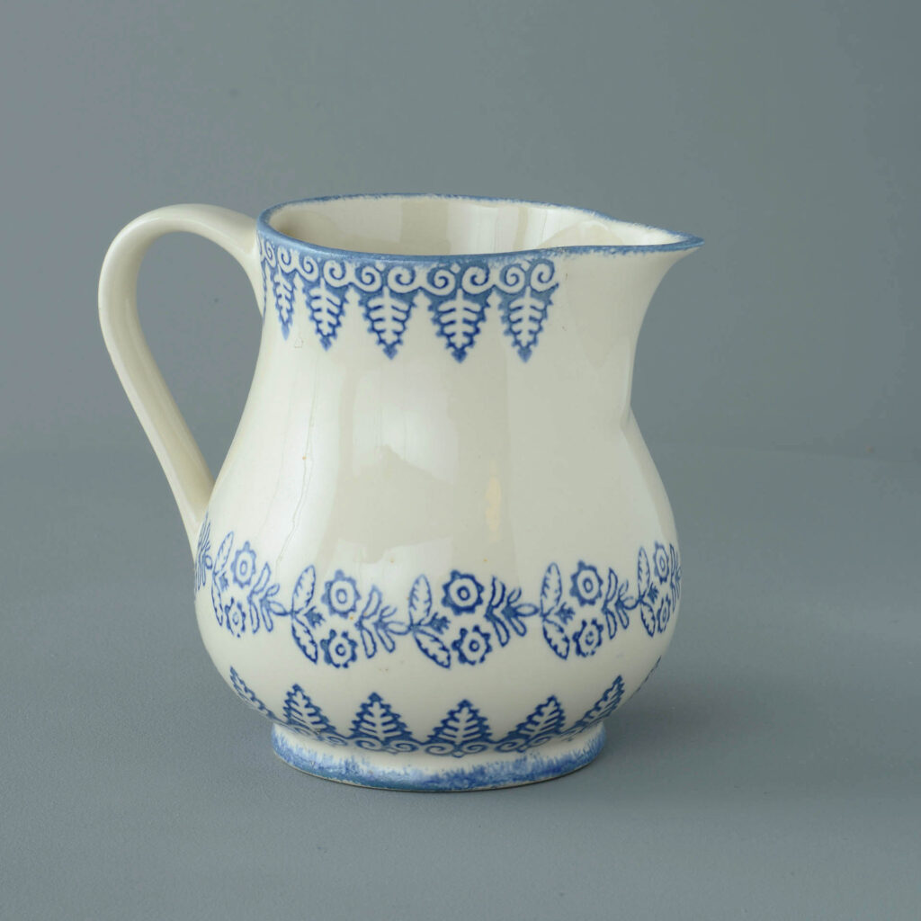 Lacey Blue Jug - Milk