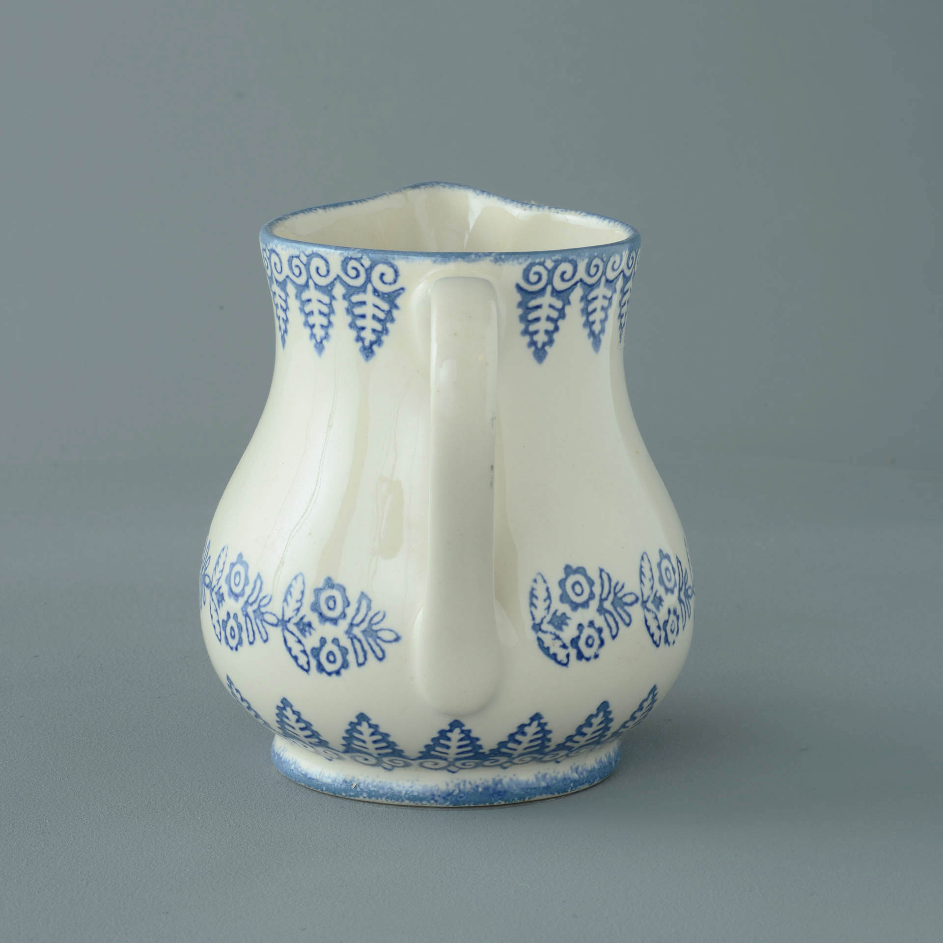 Lacey Blue Jug - Milk