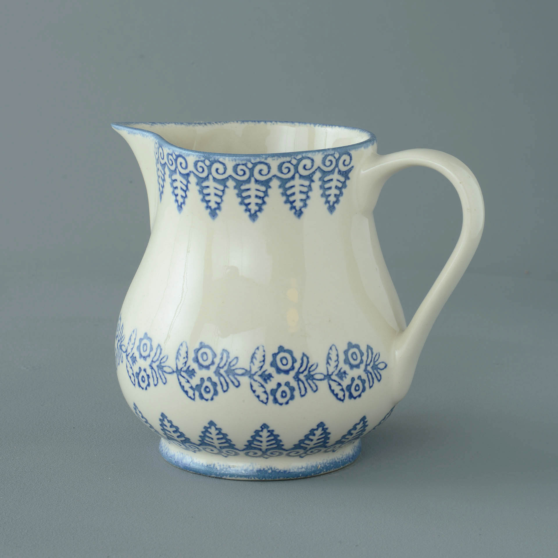 Lacey Blue Jug - Milk