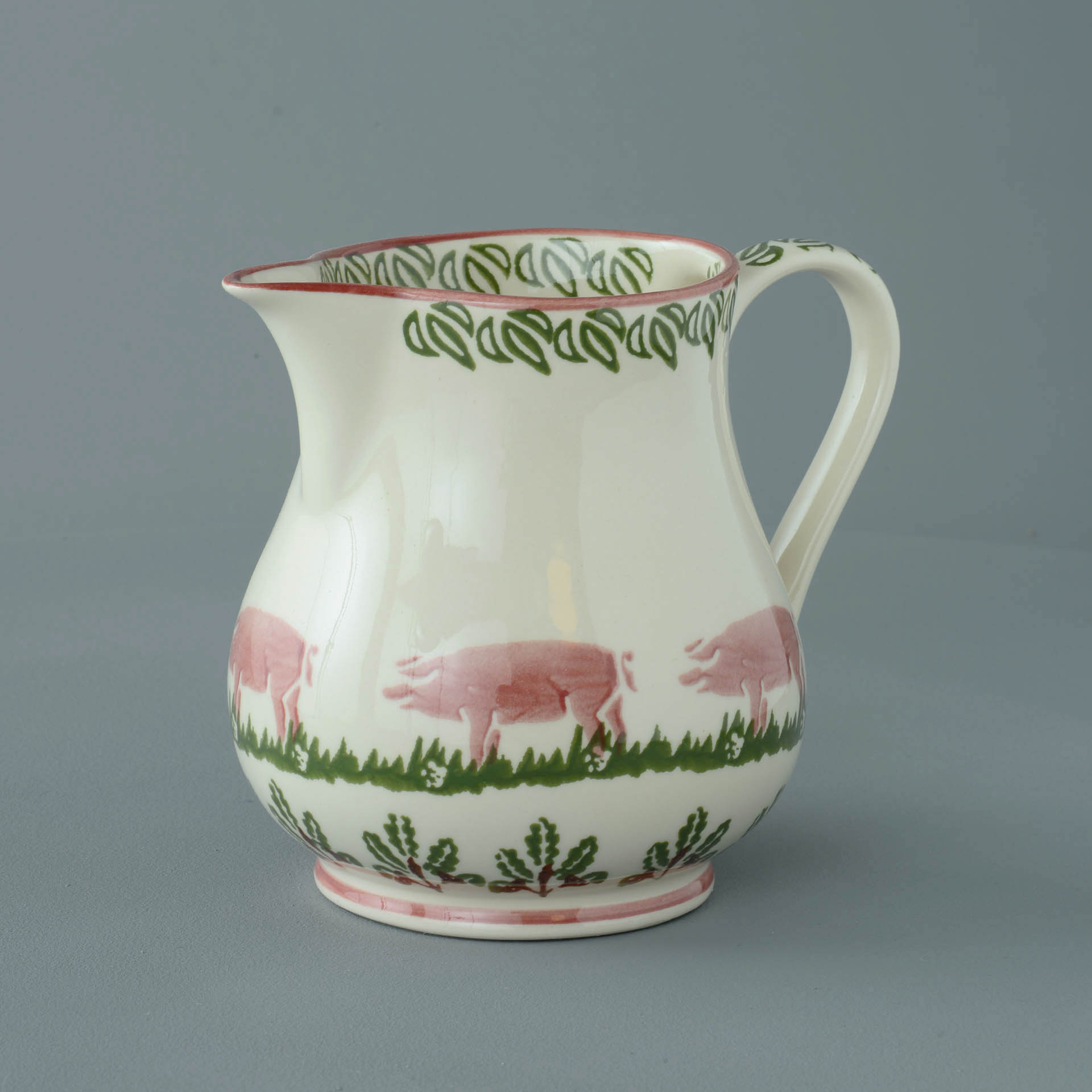 Pink Pig Jug - Milk