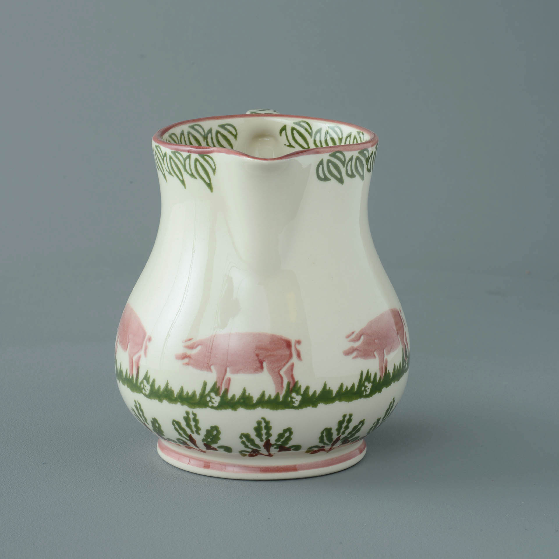 Pink Pig Jug - Milk