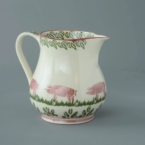 Pink Pig Jug - Milk
