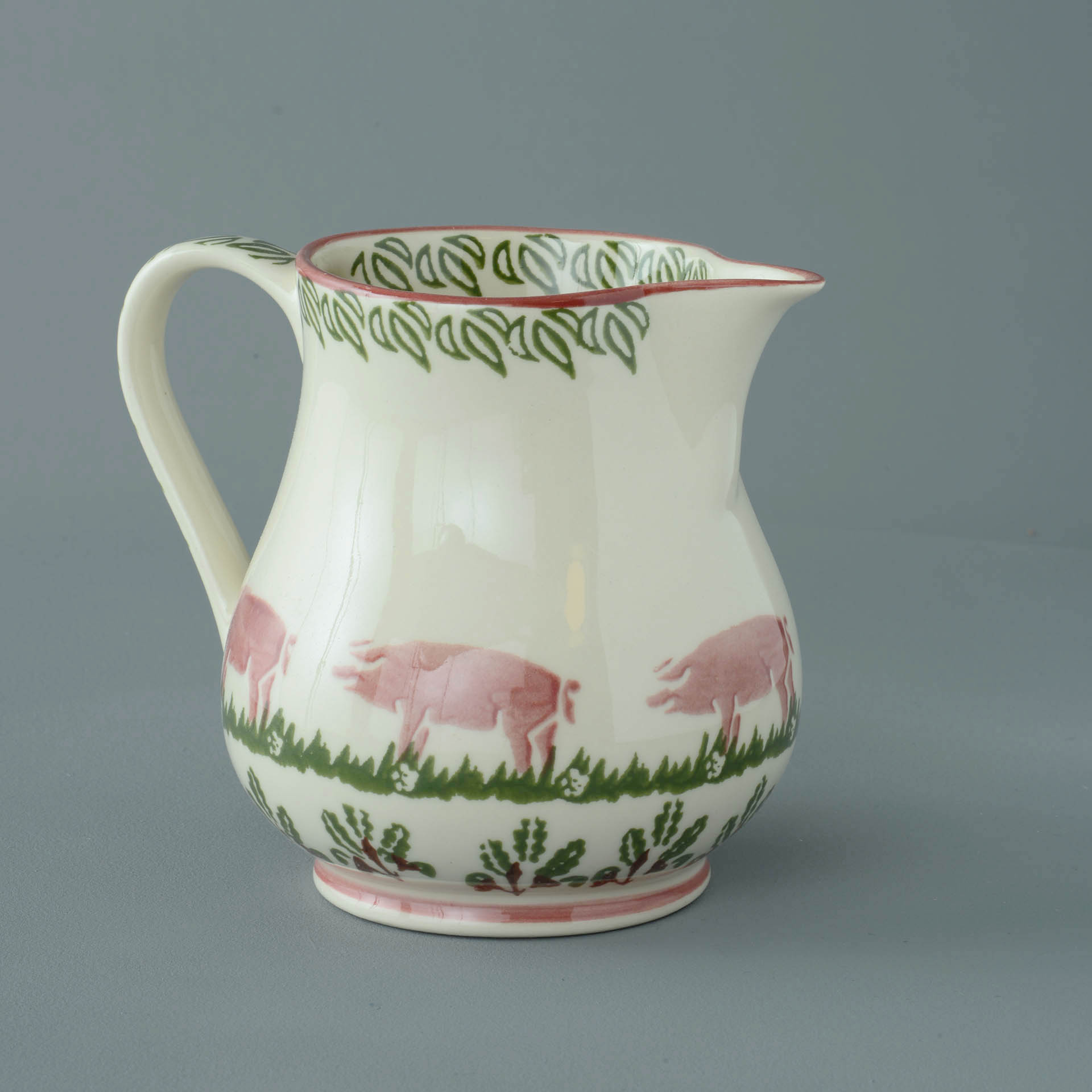 Pink Pig Jug - Milk