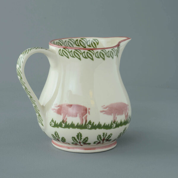 Pink Pig Jug - Milk