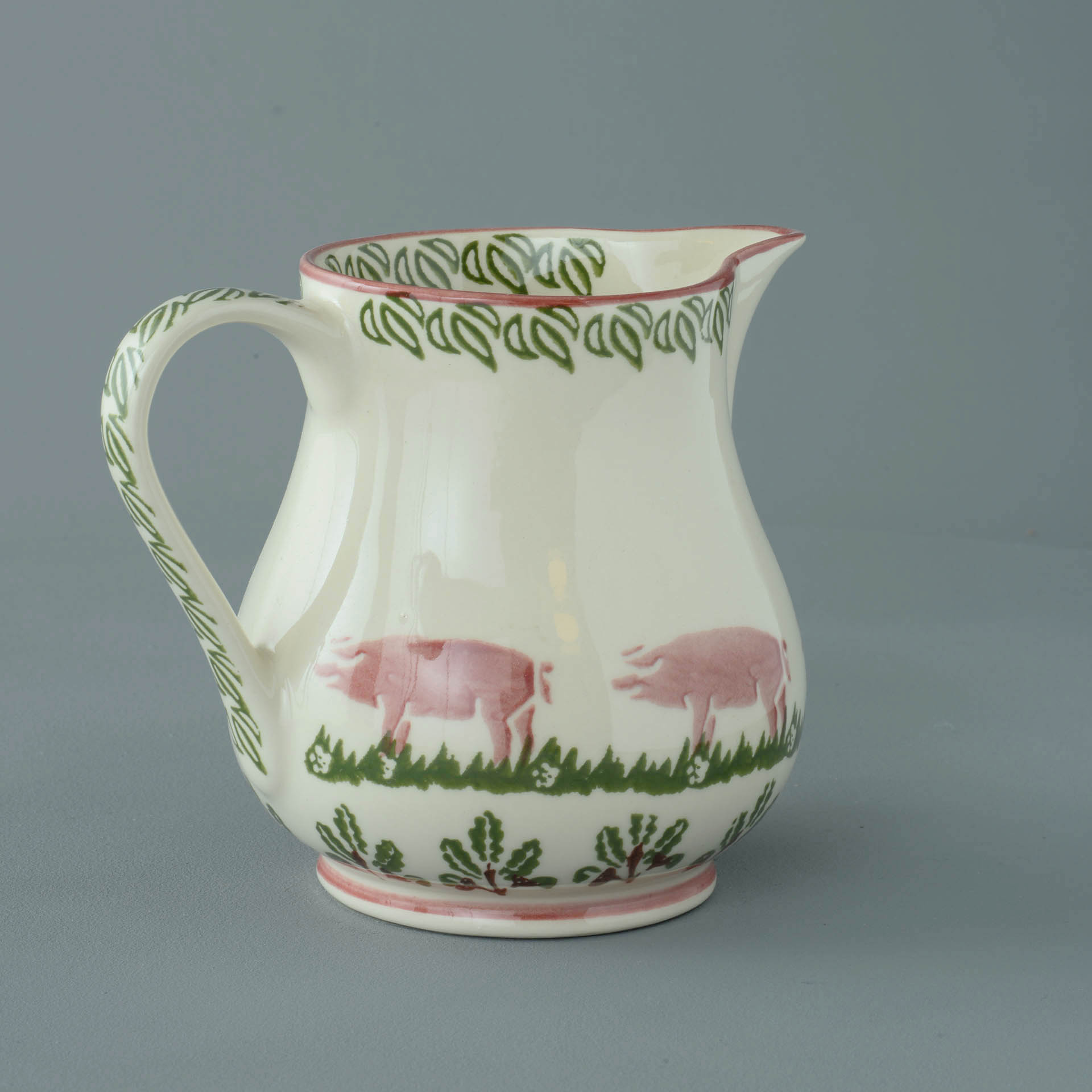 Pink Pig Jug - Milk