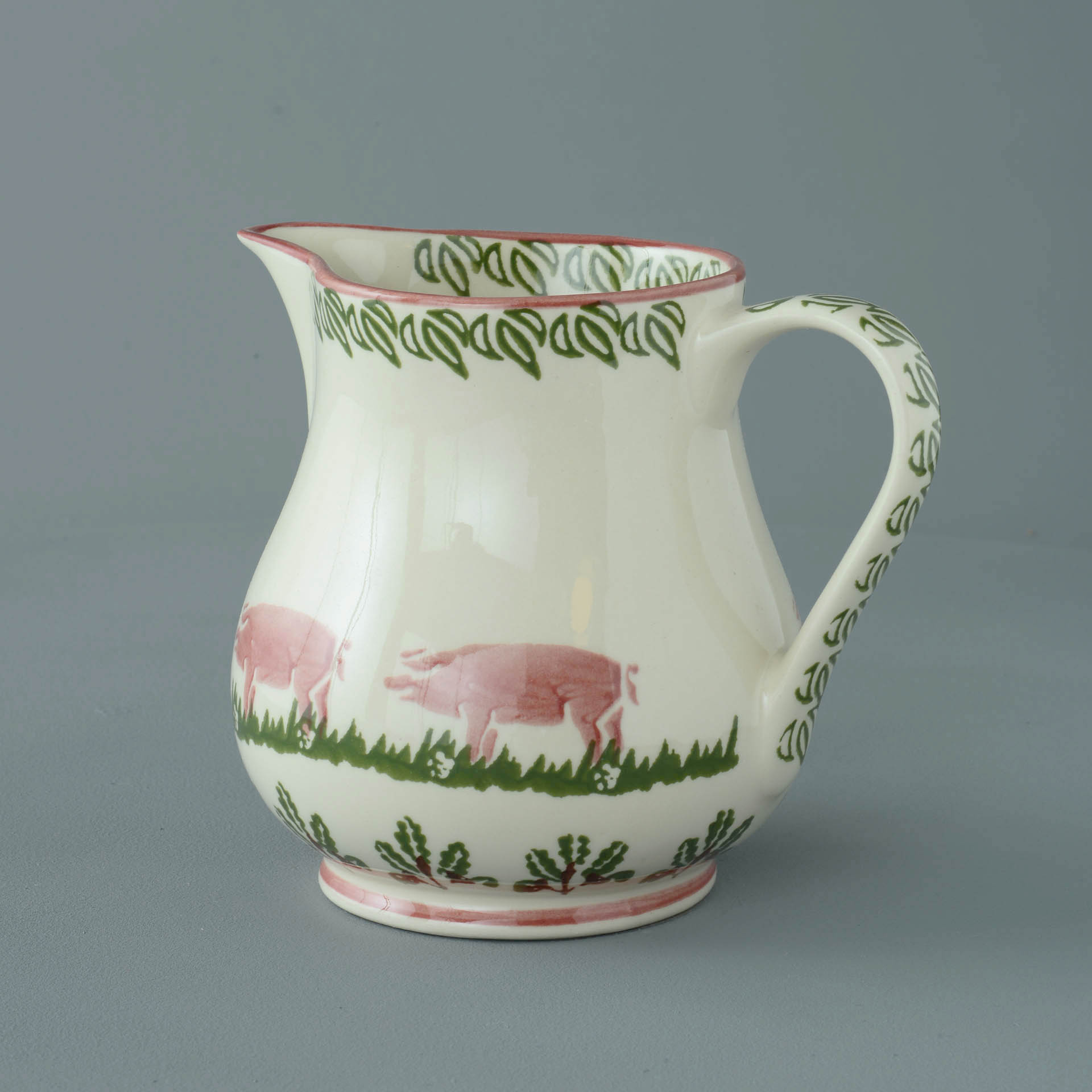 Pink Pig Jug - Milk