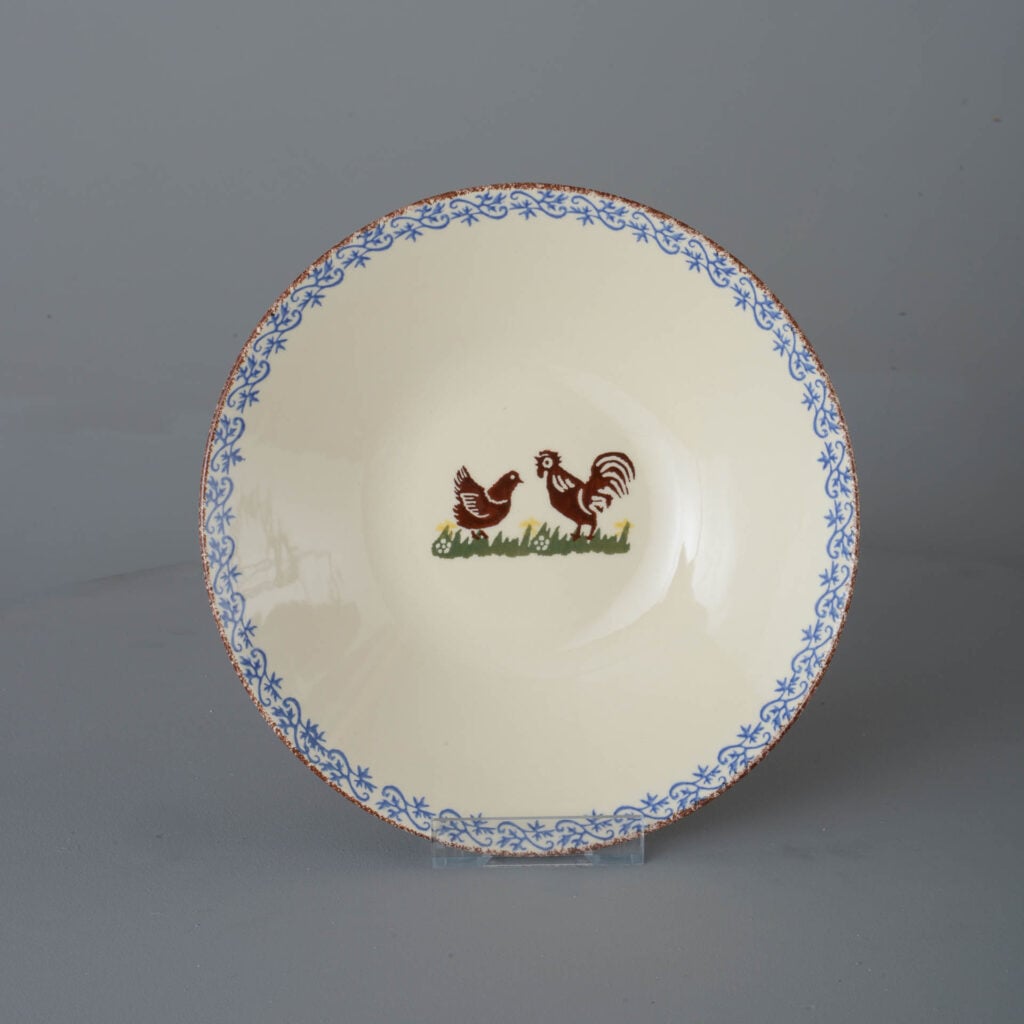 Cock & Hen Pasta plate - Large