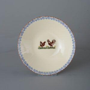Cock & Hen Pasta plate - Large