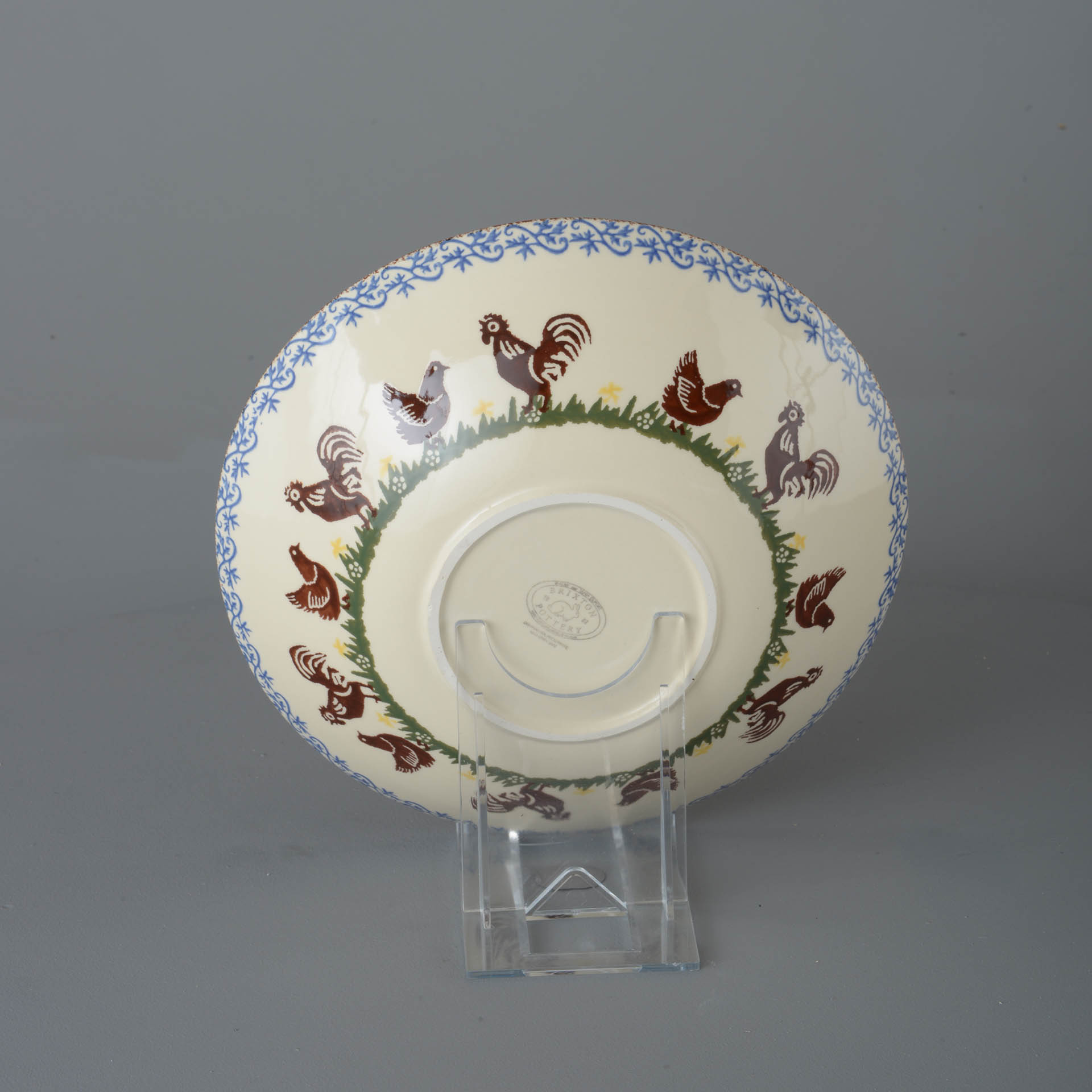 Cock & Hen Pasta plate - Large