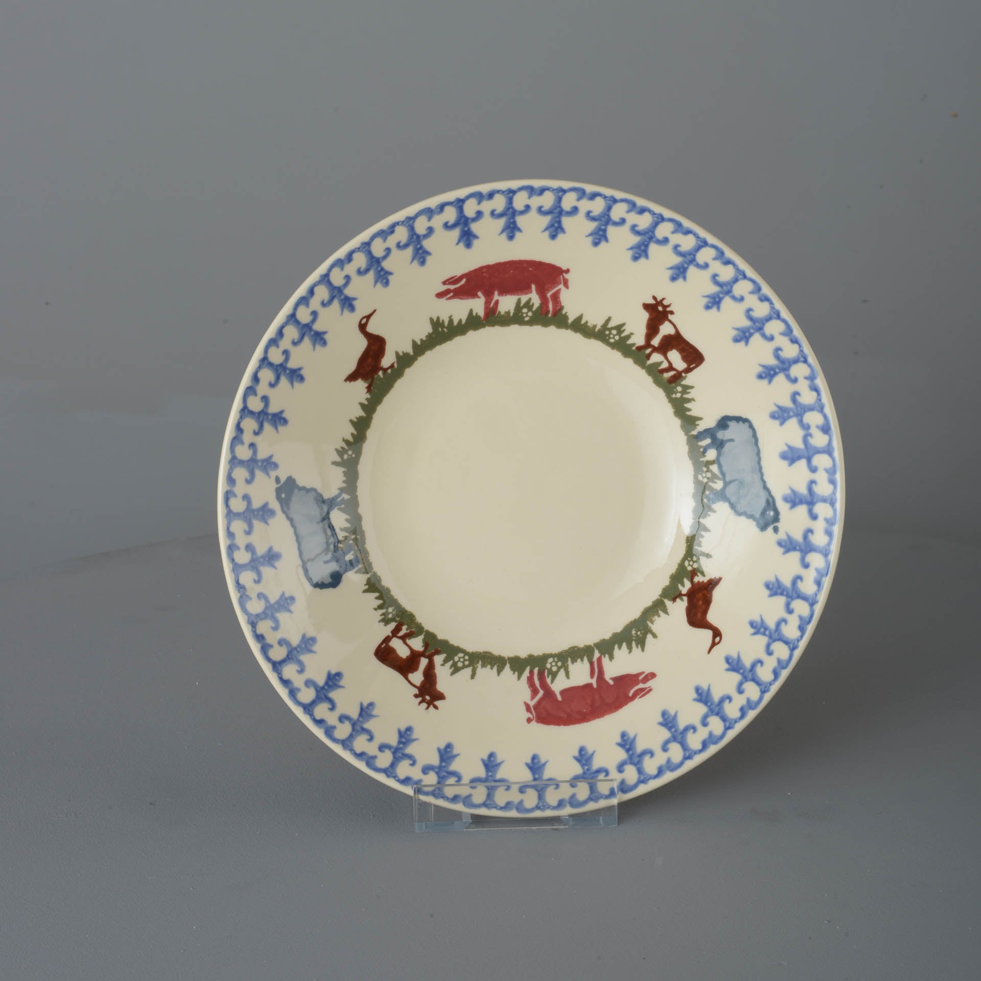Farm Animal Pasta plate - Large