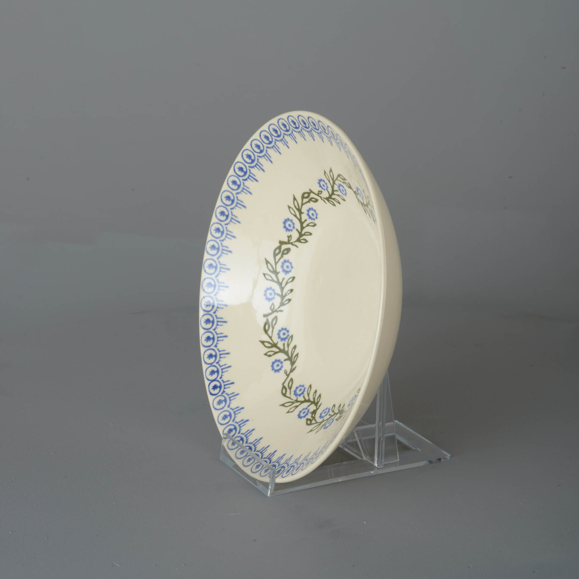 Floral Garland Pasta plate - Large