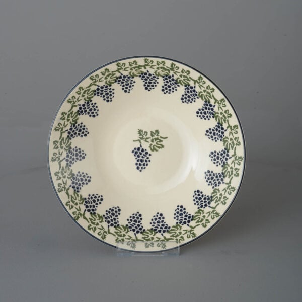Grapes And Vine Pasta plate - Large