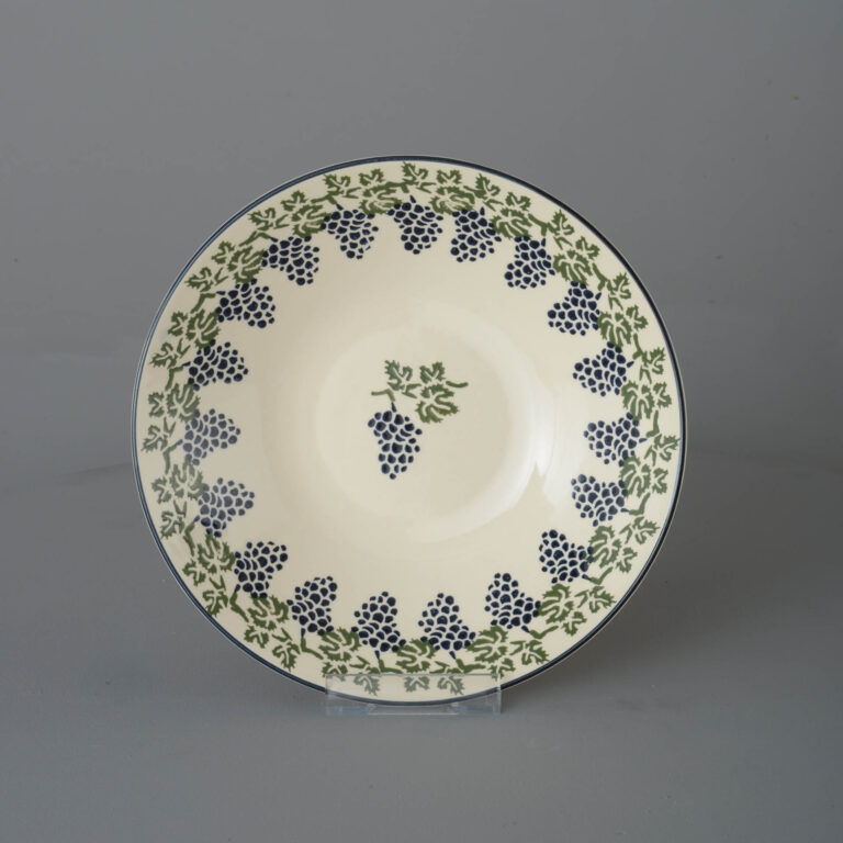 Grapes And Vine Pasta Plate – Large