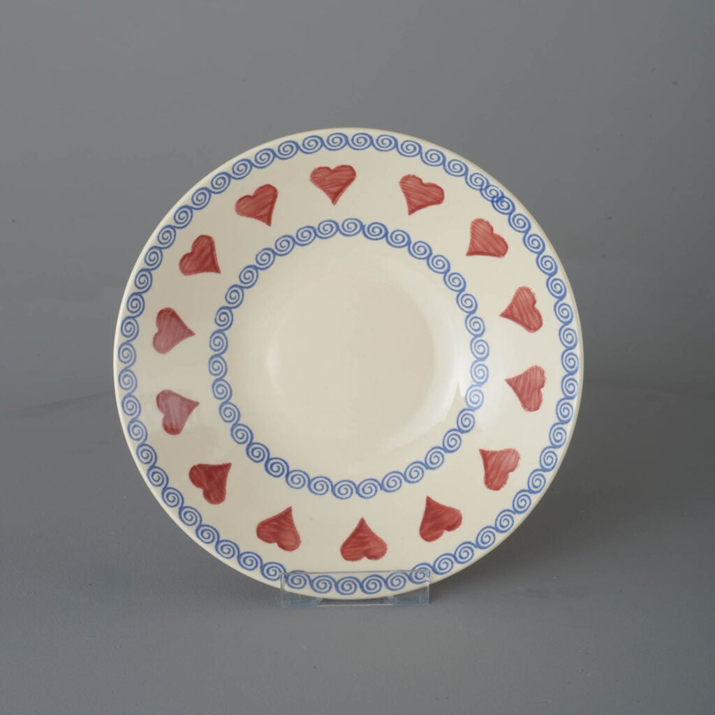 Heart Pasta plate - Large